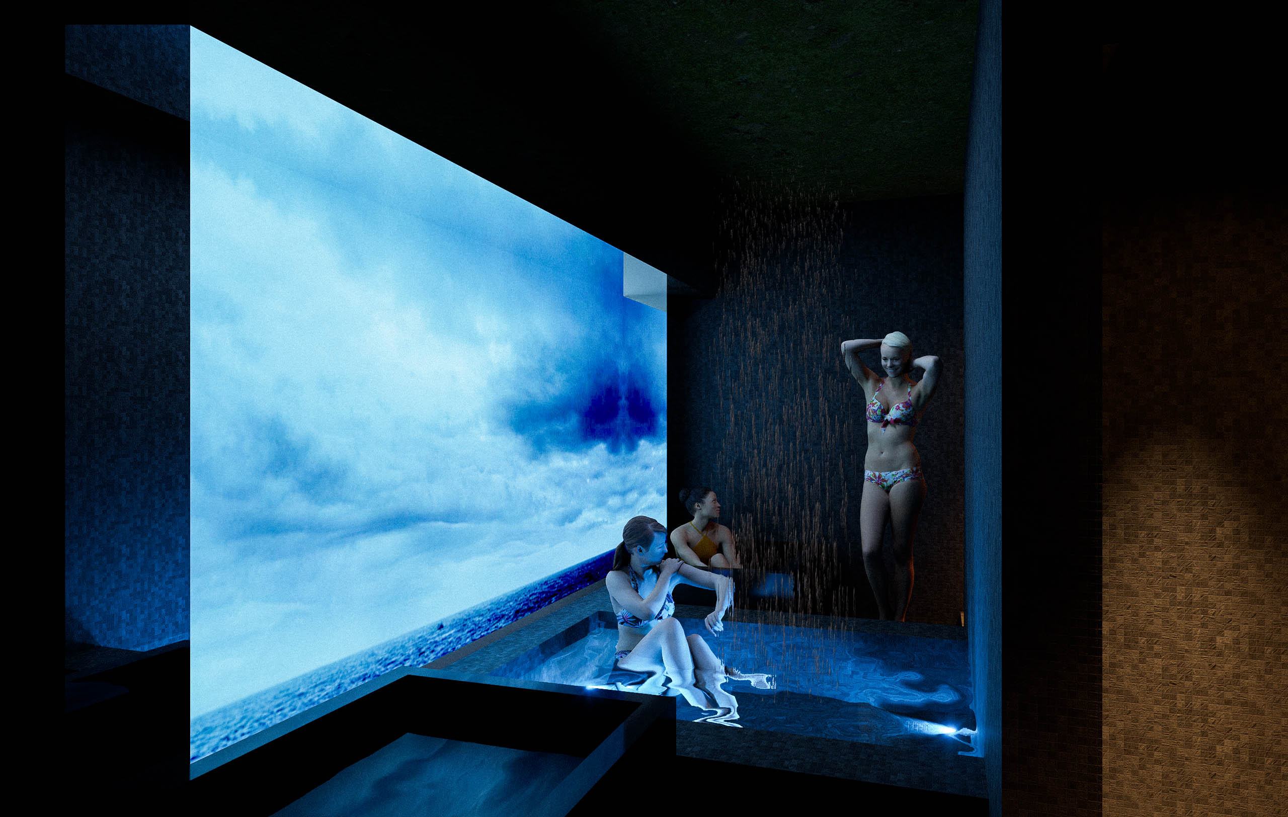 Storm Pool panoramic visual environment